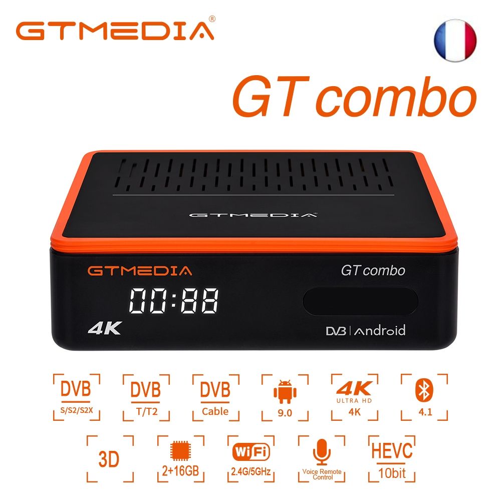GTMEDIA GT Combo 4K 8K Android 9.0 