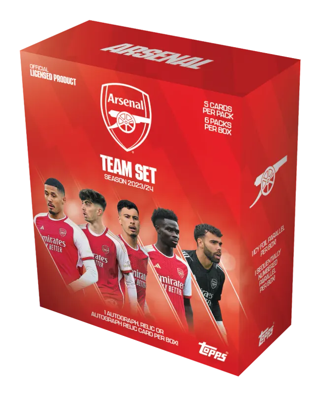 2023-2024 Topps Arsenal FC Official Team Set [LIVE BOXBREAK]