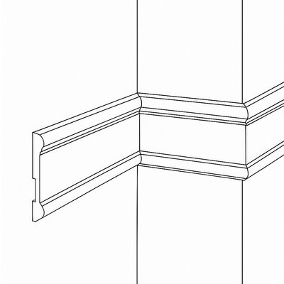 Listwy ścienne gładkie