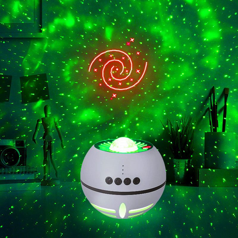 Nebula Nebula Light USB Rotating Ocean Laser Projection Romantic Night Light Children&#39;s Bedside LED Timing Sleeping Light