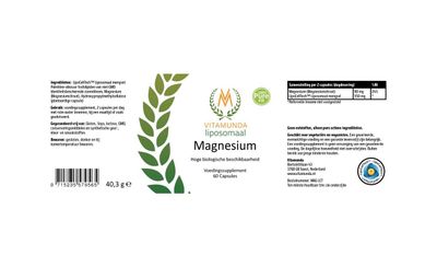 Liposomale Magnesium 60 Kapseln