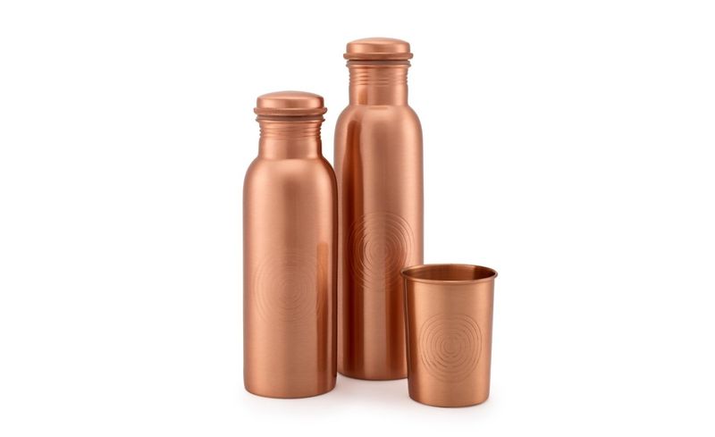 Kupfer-Trinkbecher  Glänzend 300 ml Handgefertigt