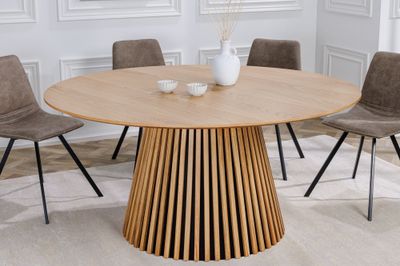 Table de salle à manger VALHALLA WOOD Ø 140cm ronde en chêne - 43431