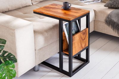 Table pour ordinateur portable CONCIERGE 60 cm en bois de sheesham - 42543