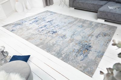 Tapis ABSTRACT 350x240cm gris bleu - 40523