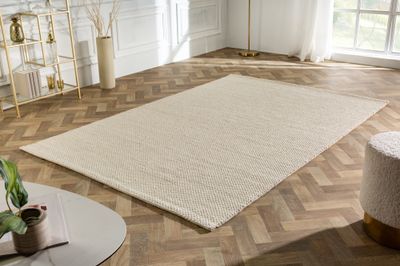 Tapis en laine beige 160x240cm - 41715