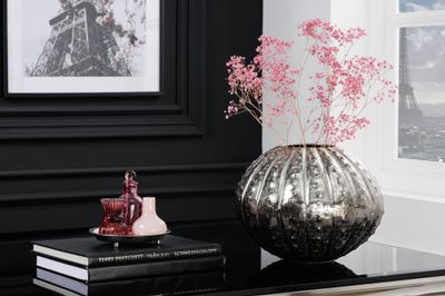 Vase décoratif ABSTRAIT 30 cm argent - 42248