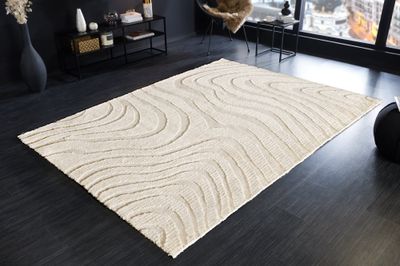 Tapis WAVE 170x240cm beige crème - 43129