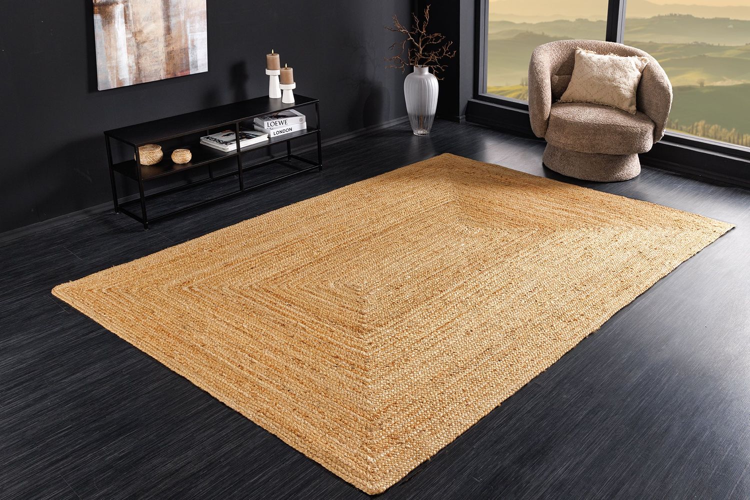 Tapis PURE NATURE 160x230cm jute naturel - 44435