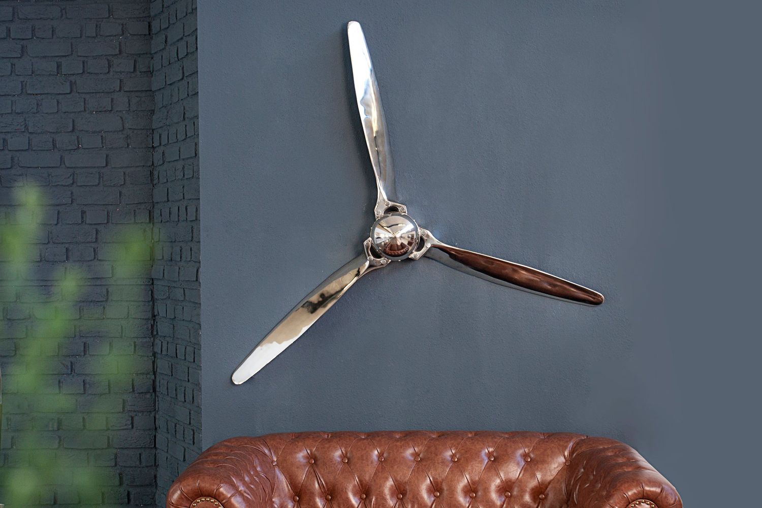 Vis à hélice 60 cm aluminium argenté - 37604