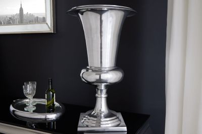 Vase GOAL 60cm argent - 21708