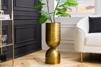 Vase SANDGLASS XL 70cm fer laiton - 44868