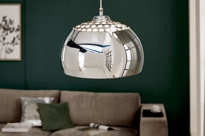 Suspension CHROME BALL 35cm chromée - 5862