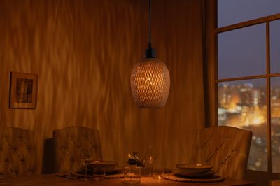 Suspension ORGANIC LIVING 20 cm en bambou naturel - 40586