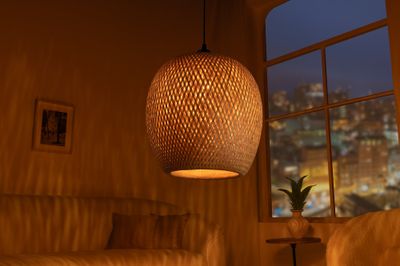 Suspension ORGANIC LIVING 35 cm en bambou naturel - 40578