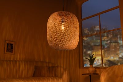 Suspension ORGANIC LIVING 50 cm en bambou naturel - 40591