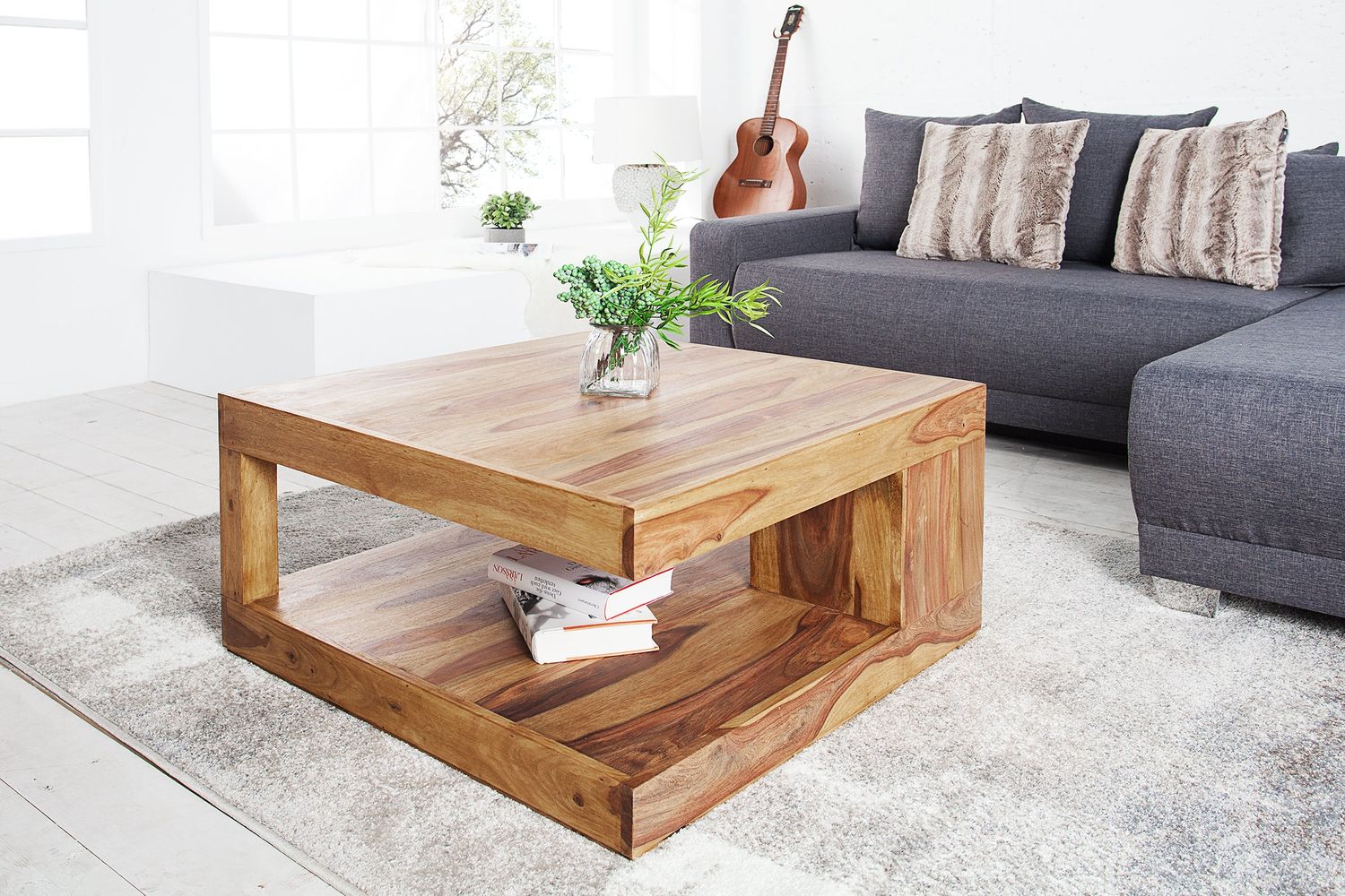 Table basse GIANT L 80x80cm Sesham - 36333