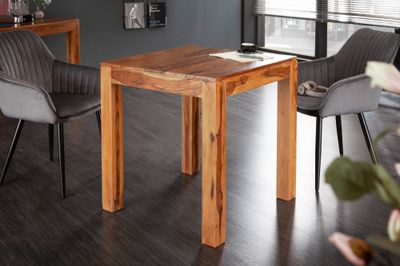 Table de bar bistro LAGOS 70cm bois de sheesham - 36746