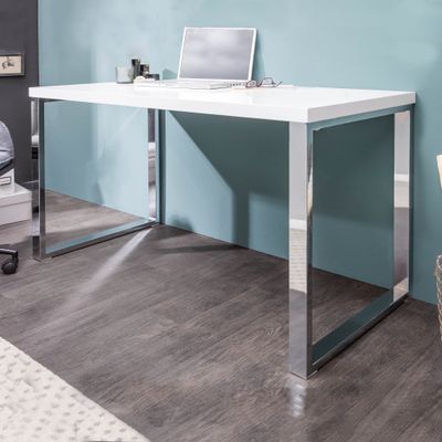 Table de bureau pour ordinateur portable BLANC 120x60cm blanc - 20999