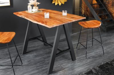 Table de bar MAMMUT 120 cm, bois d'acacia 25 mm - 43672