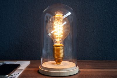 Lampe de table EDISON 22 cm style industriel sans ampoule - 36873