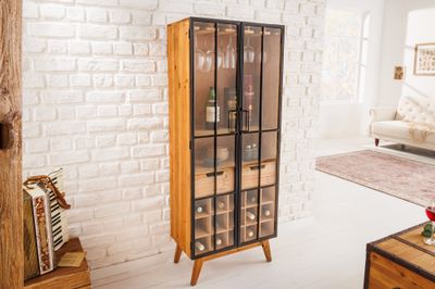 Meuble bar SEVEN SEAS 150cm en bois de sapin - 41196