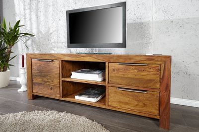 Meuble TV LAGOS 135cm bois de sheesham - 22684
