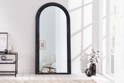 Miroir mural ART DÉCO 160cm noir - 43156