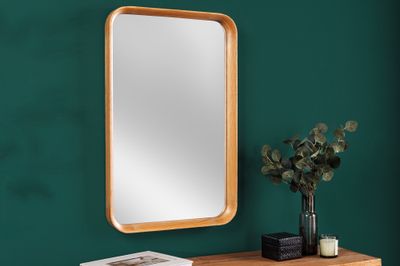 Miroir mural AMSTERDAM 80cm chêne naturel - 43870