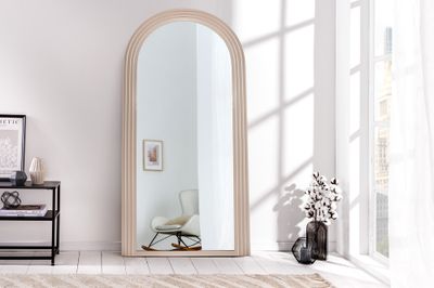 Miroir mural ART DÉCO 160 cm gris-beige - 43155