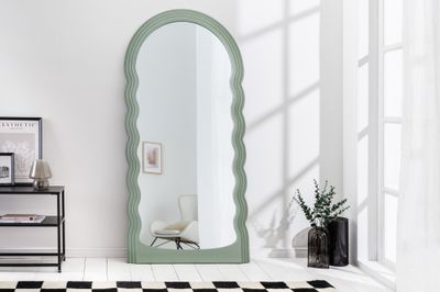 Miroir mural WAVE 160 cm vert sauge - 43157