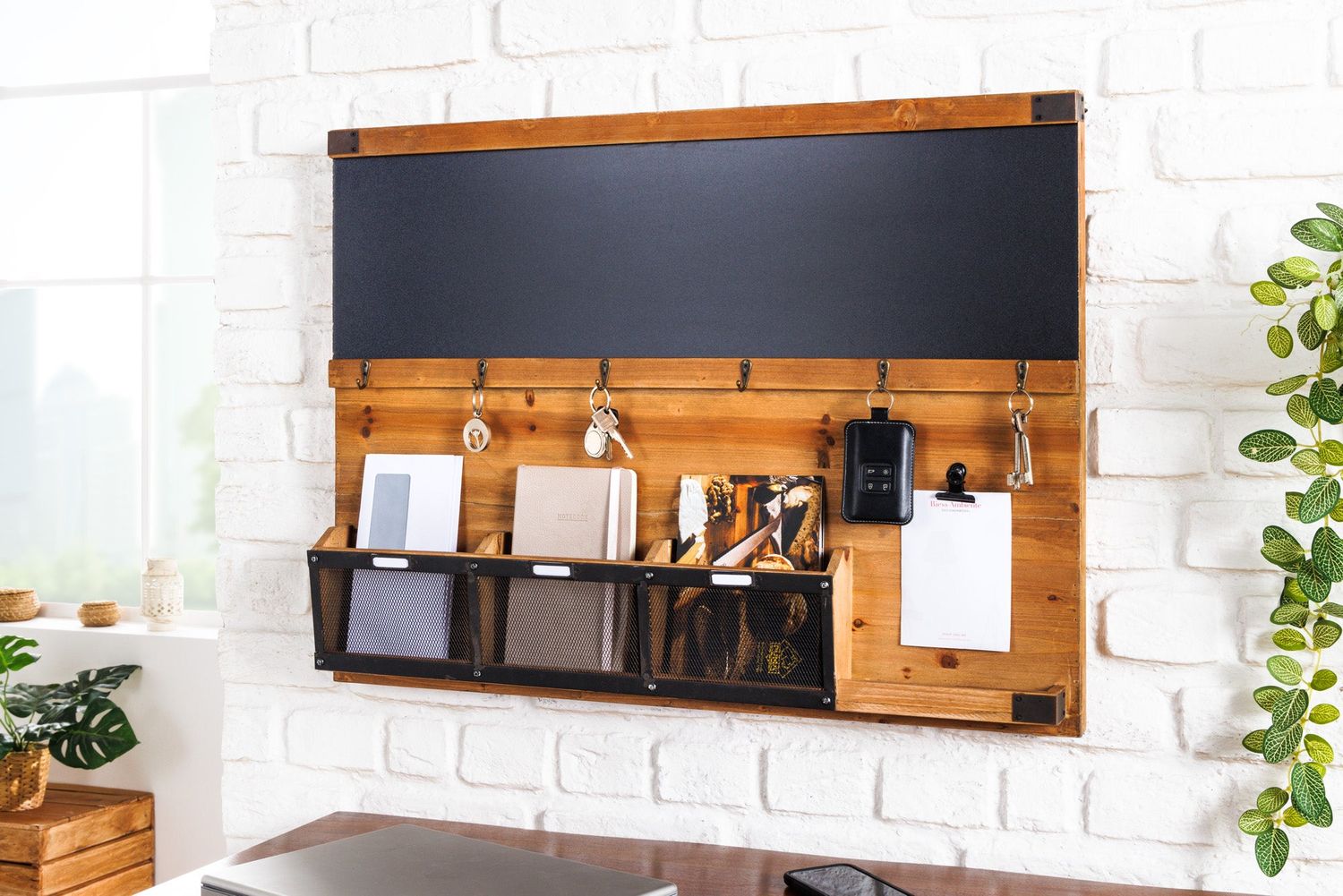 Panneau mural HERITAGE 80cm en pin - 40880