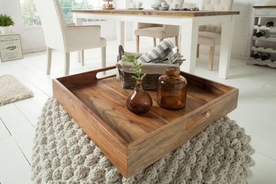 Plateau CIANO 40 cm en bois d'acacia sans cadre - 39515