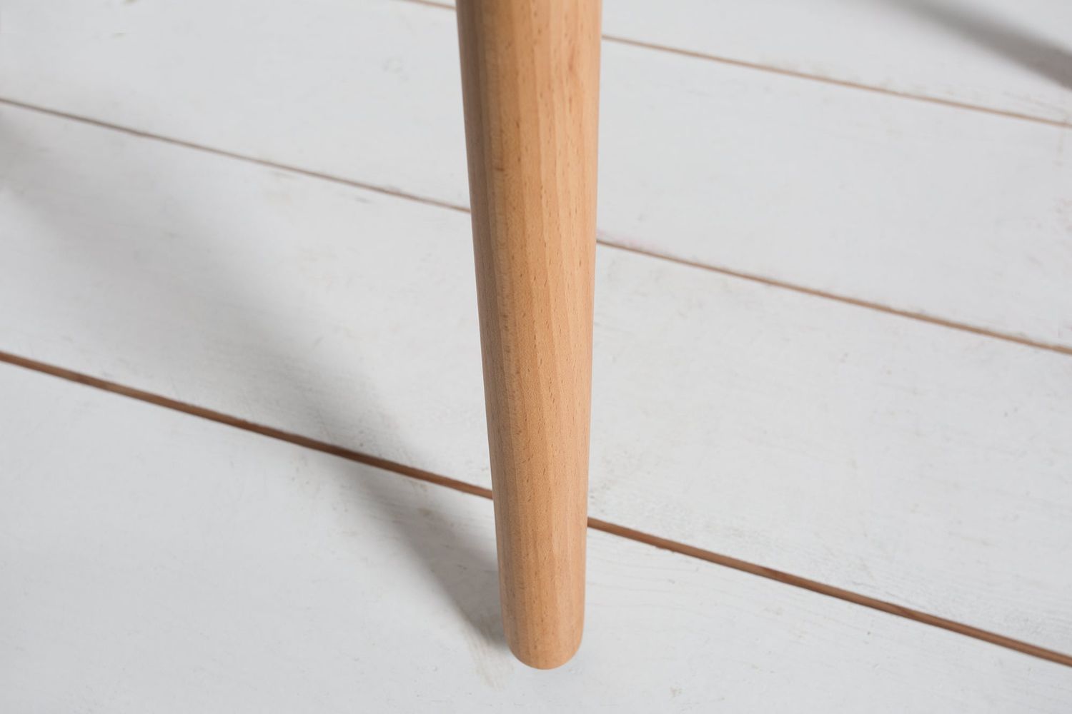 Chaise SCANDINAVIA avec accoudoirs en tissu texturé vert - 36827