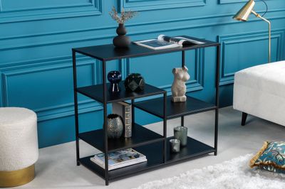 Étagère DURA STEEL 80 cm en métal noir thermolaqué - 41731