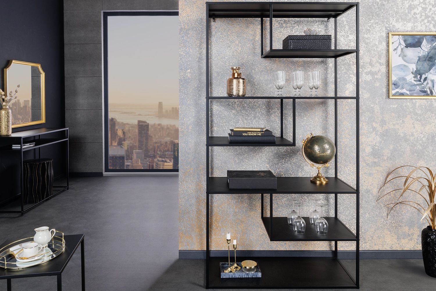 Étagère DURA STEEL 180cm noire - 43327