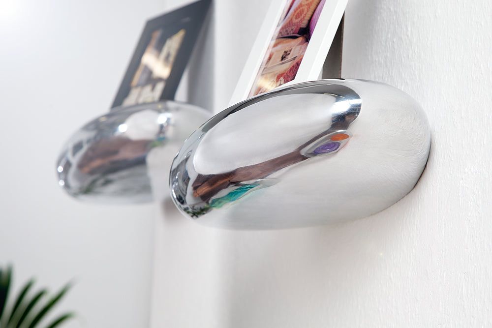 Étagère murale TEAR 40x20cm argent - 20405