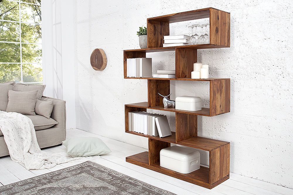 Etagère MAKASSAR XL 150cm bois Sesham - 38117