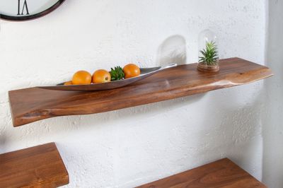 Étagère murale MAMMUT 115 cm en bois d'acacia - 39961