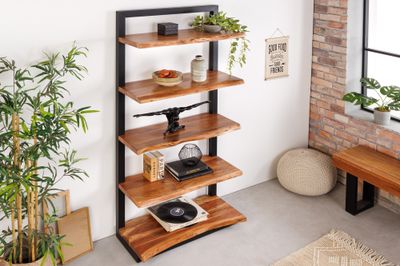 Étagère MAMMUT 180 cm en acacia et métal - 41628