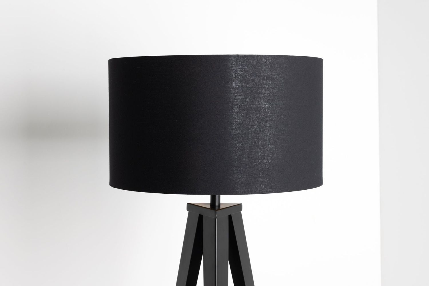 Abat-jour 40x25x40cm noir et or pour lampes de table - 42204