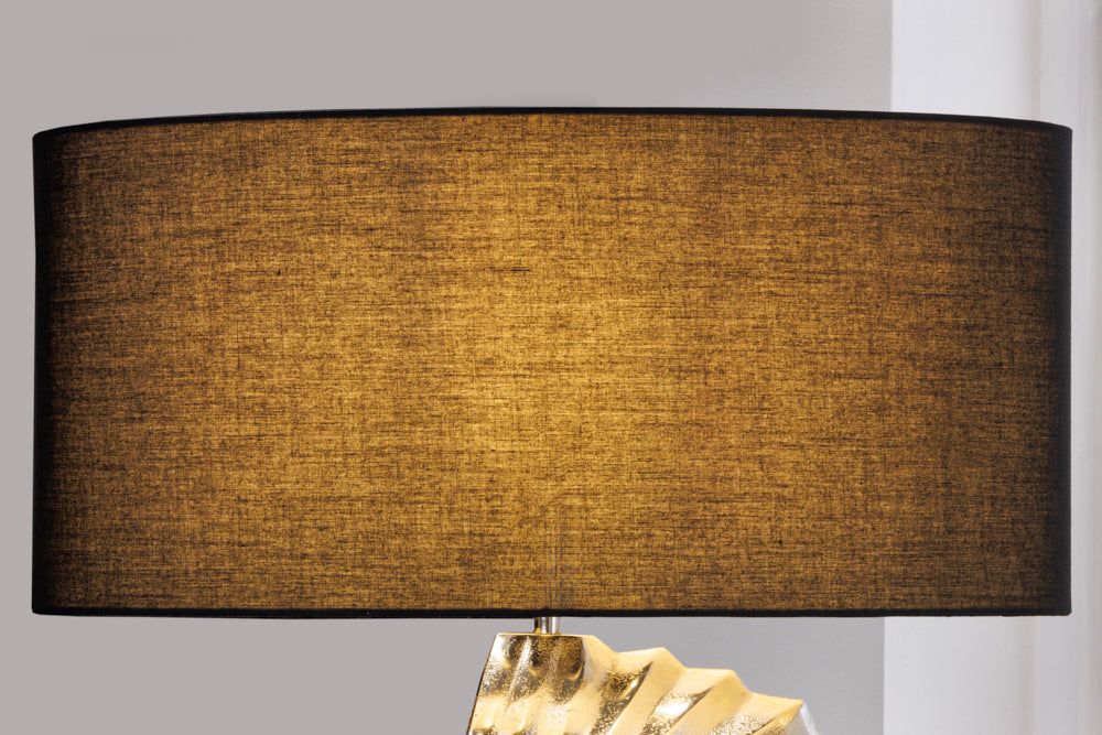 Abat-jour 50x23x50cm noir et blanc pour lampe de table - 42794