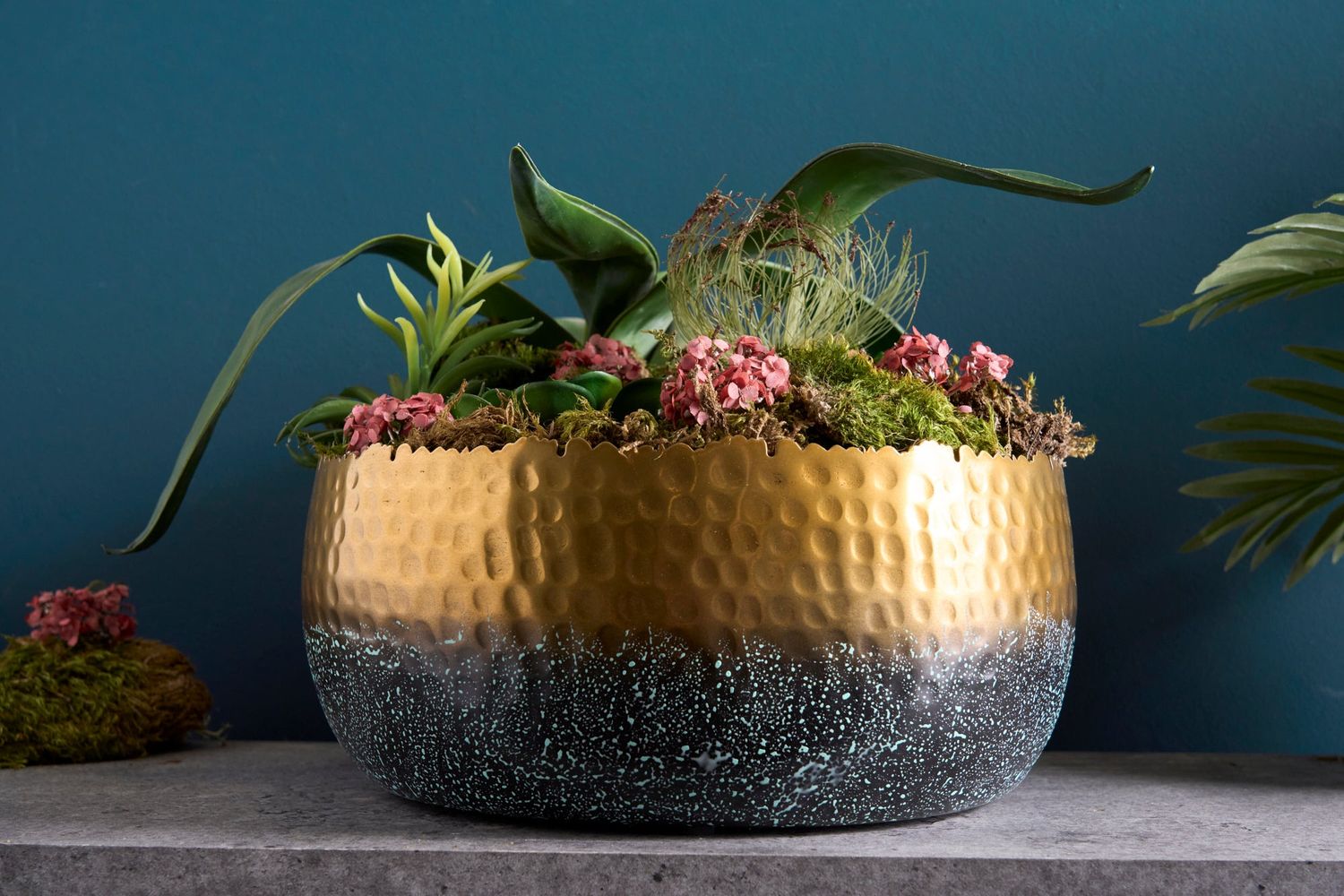 Bol ORIENT 31cm or patiné - 41561