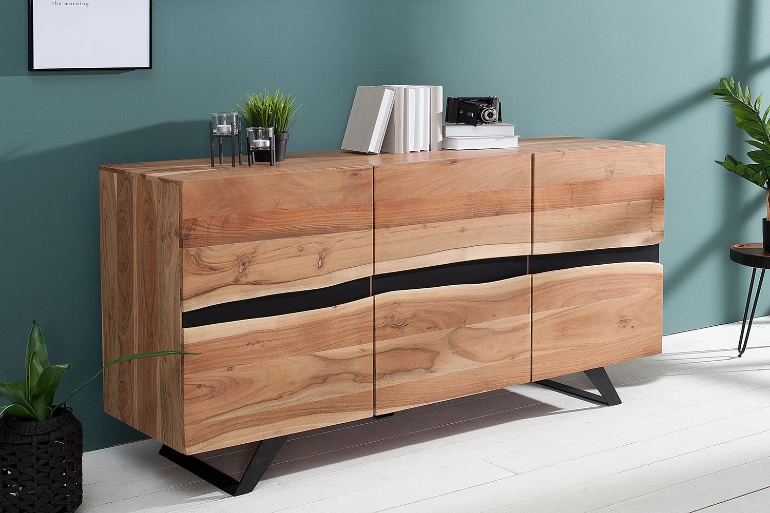 Buffet AMAZONAS 150 cm en bois d'acacia - 38331