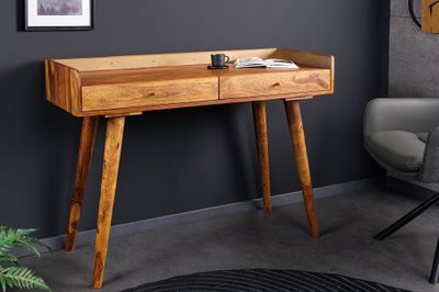 Bureau BEAUTÉ PAR LA NATURE 110 cm en bois de sheesham - 43751