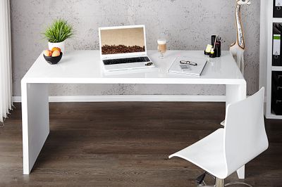 Bureau FAST TRADE 140cm blanc - 36024