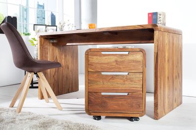Caisson de bureau mobile GOA 60 cm en sheesham - 35896