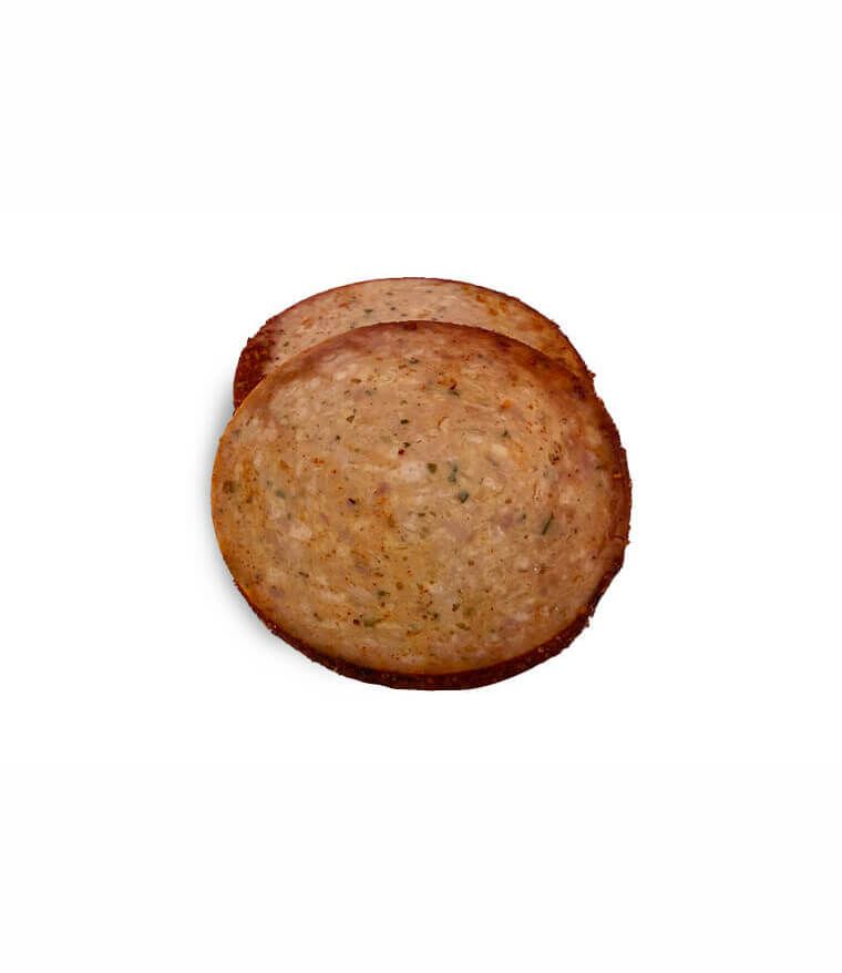 Kipschijf met kaas