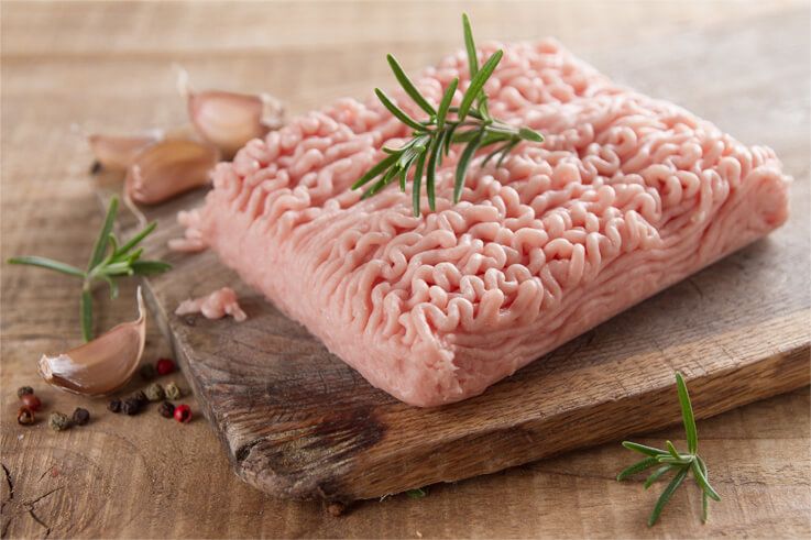 Kipgehakt ongekruid