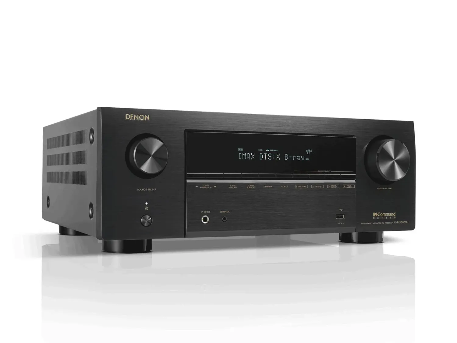 Denon AVR-X3800H 9.4 Ch. 105W 8K AV Receiver Powered by HEOS™ with Dolby Atmos